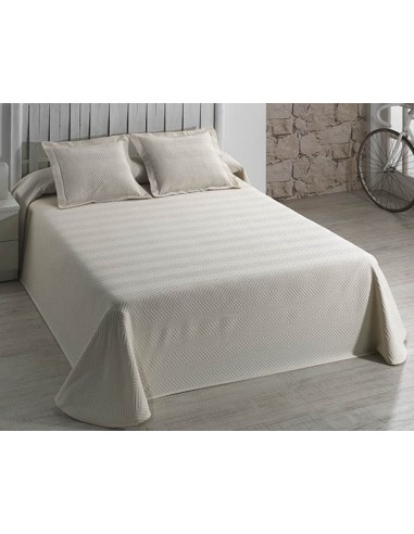 Colcha Piqué cama algodón diseño Espiga