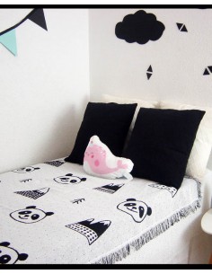 Manta Plaid algodón Osos...