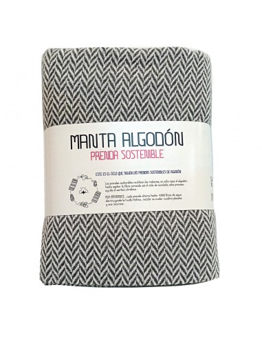 Manta De Lujo 100% Algodón Tejido Espiga Con Flecos – Funda Para Sofá, Sillón O Cama (Negro, 50 X 62 Pulgadas)